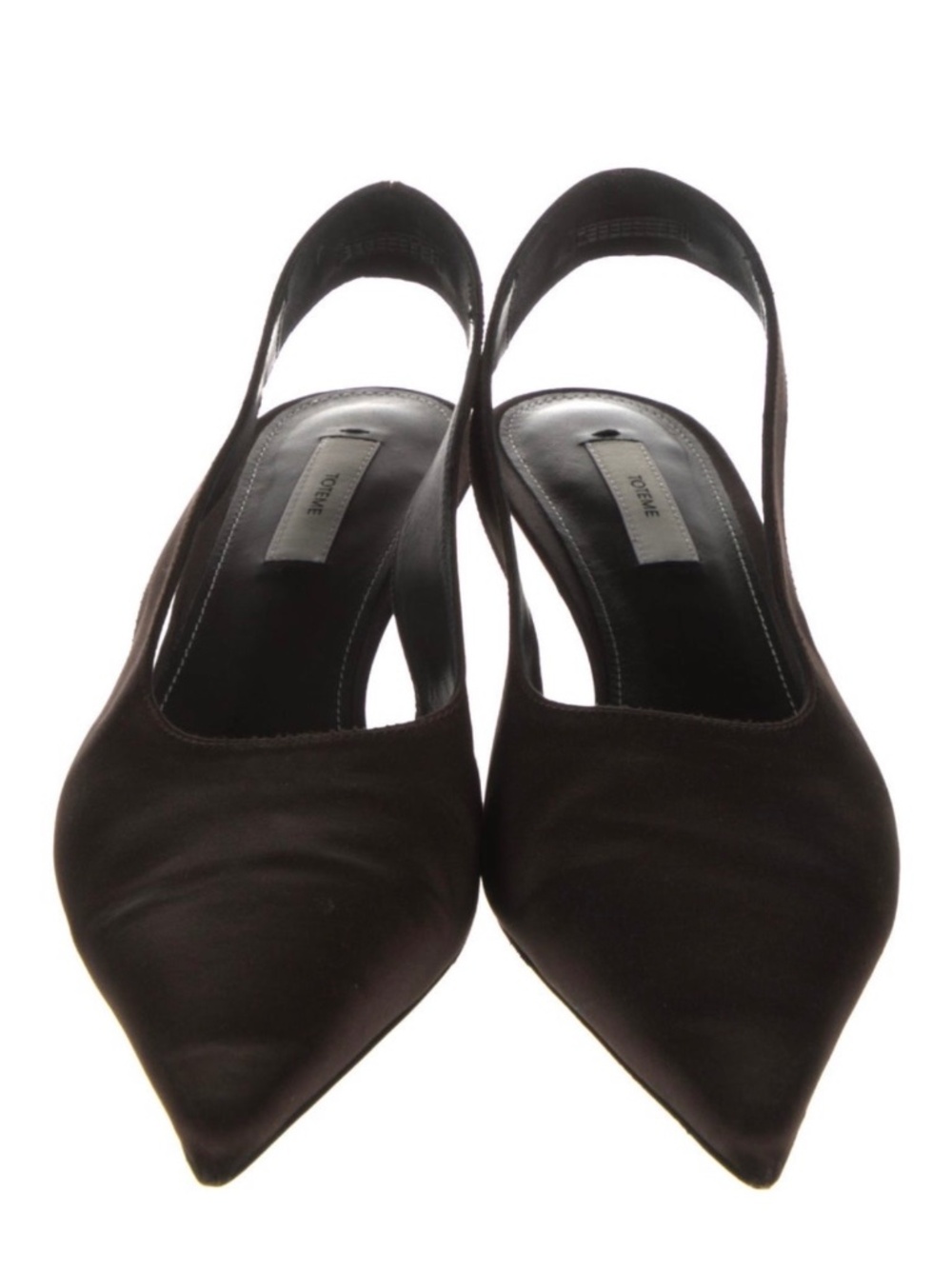Toteme Satin Slingback Pumps